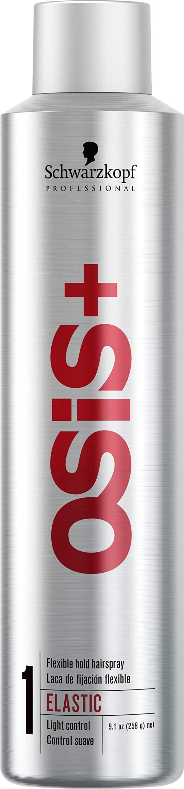 OSiS+ ELASTIC FINISH Flexible Hold Light Control Hairspray, 9.1-Ounce