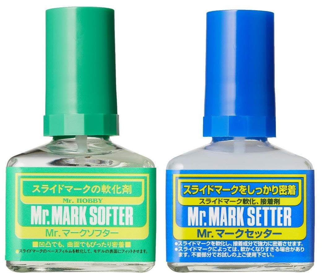 Mr?ark Setter&Softer Bundle.Curved Plastic Toy Models Adhesive Decals Quick Arrive