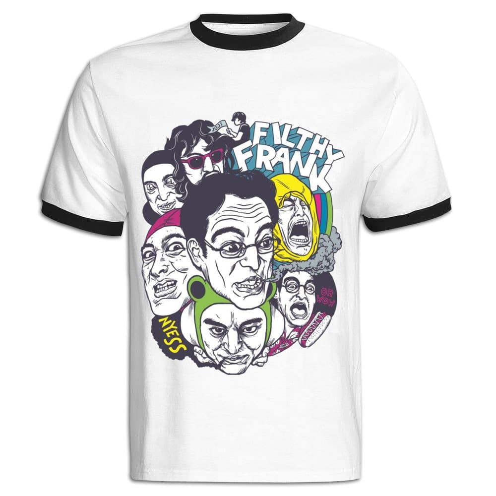 ETCHEN Men's Funny FILTHY FRANK Head Tshirts