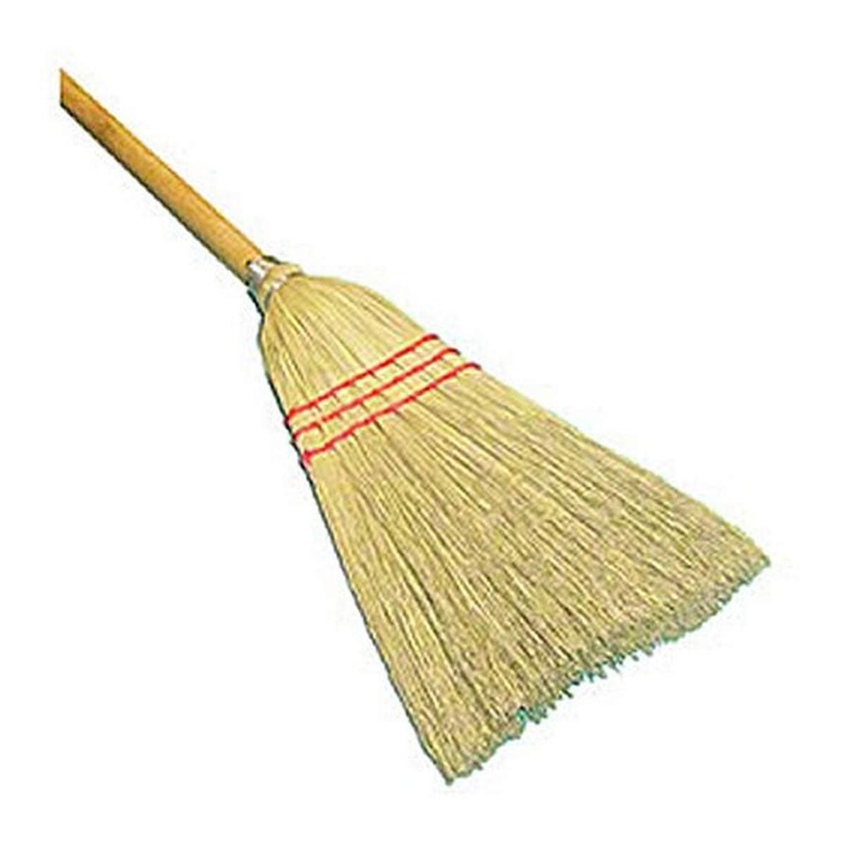 1-LC Lobby 100% Corn Broom, 15/16" x 30" Handle