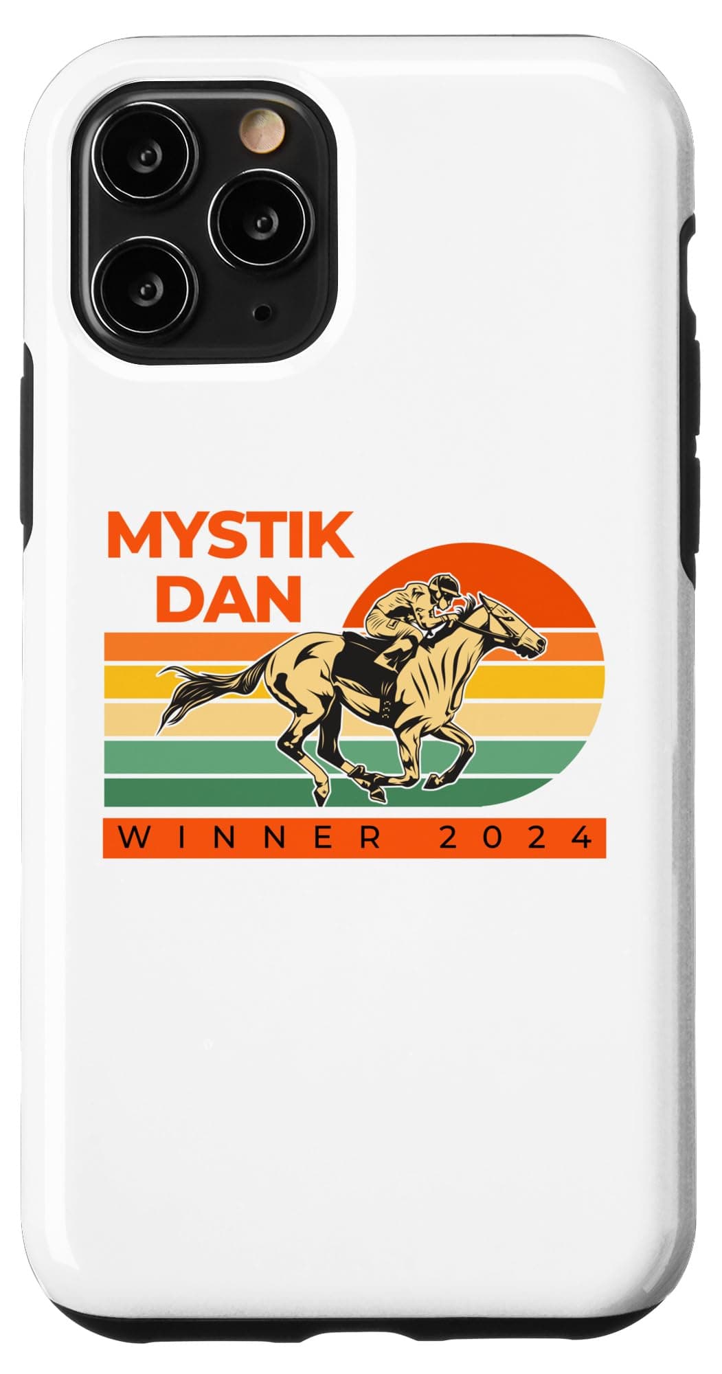 iPhone 11 Pro mystik dan winner 2024 funny retro Case