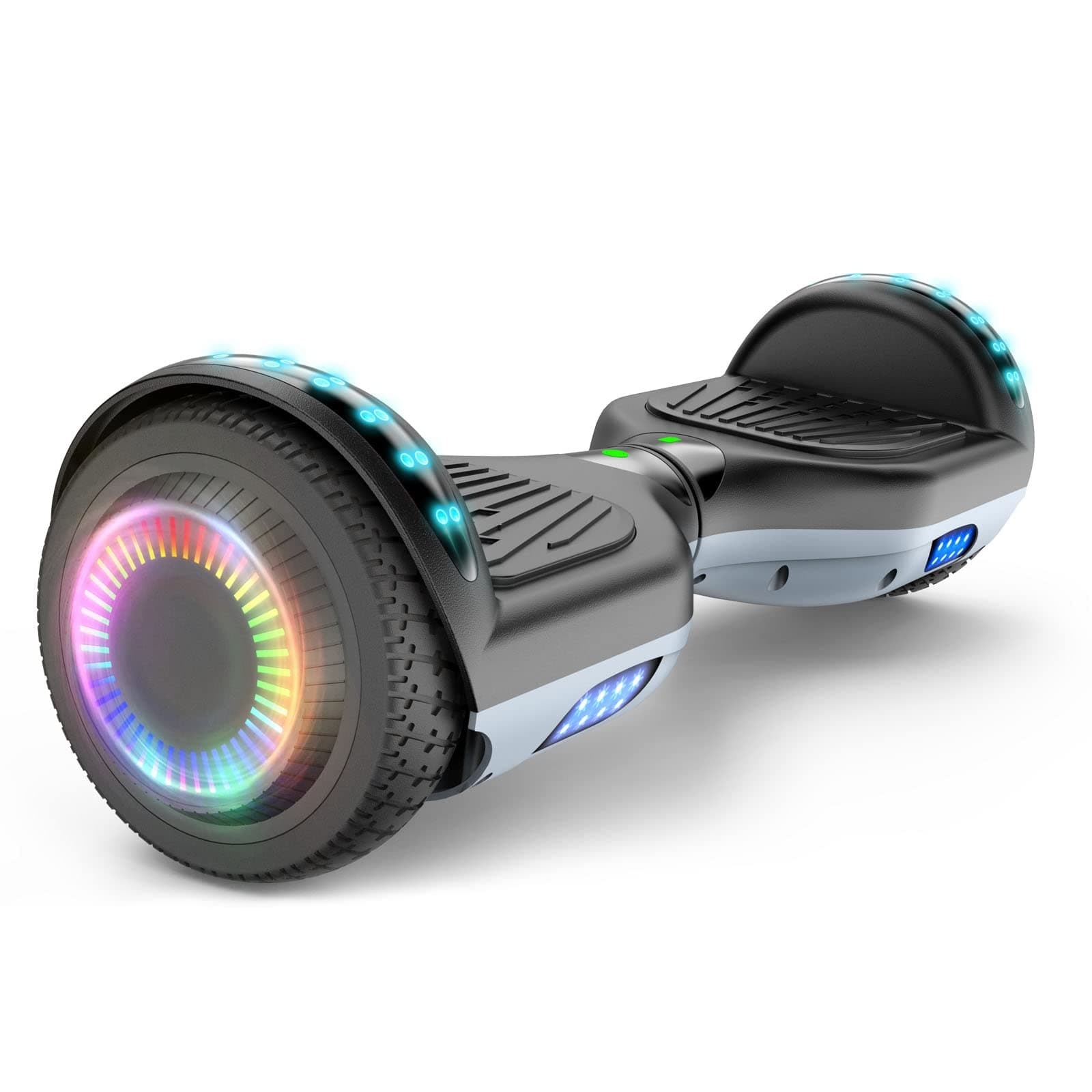 SISIGAD Hoverboard, 6.5" Hoverboard for Kids with LED lights Dual Motors Self Balancing Scooter