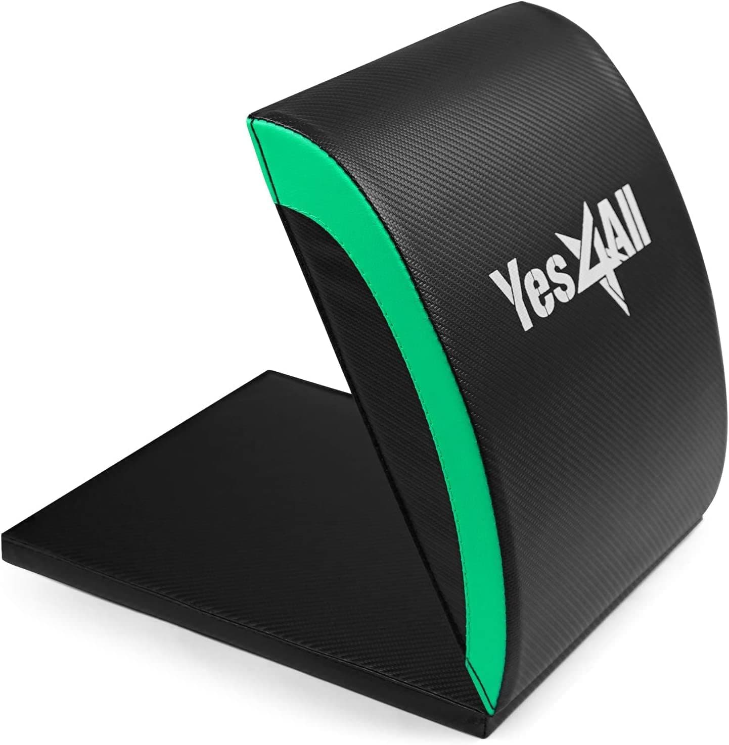 Yes4All Ab Exercise Mat & Wedge - Sit Up Pad - Abdominal & Core Trainer Mat for Full Range of Motion Workouts
