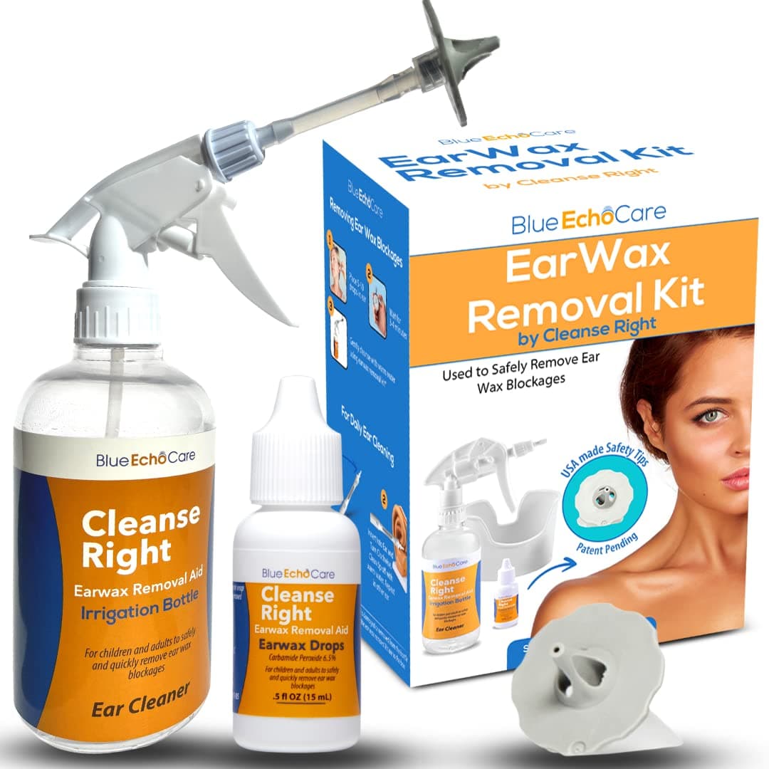 Ear Wax Remover with Wash Basin and Bulb