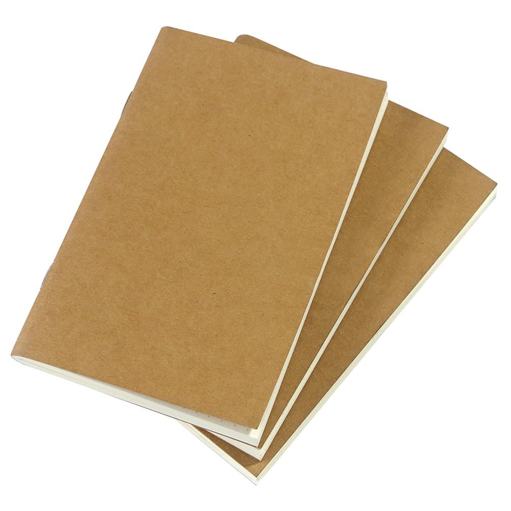 Dotted Notebook Journal, Pocket 3.5 x 5.5 Memo Book - Thick Dot Grid Paper - Total 96 Sheets / 192 Pages