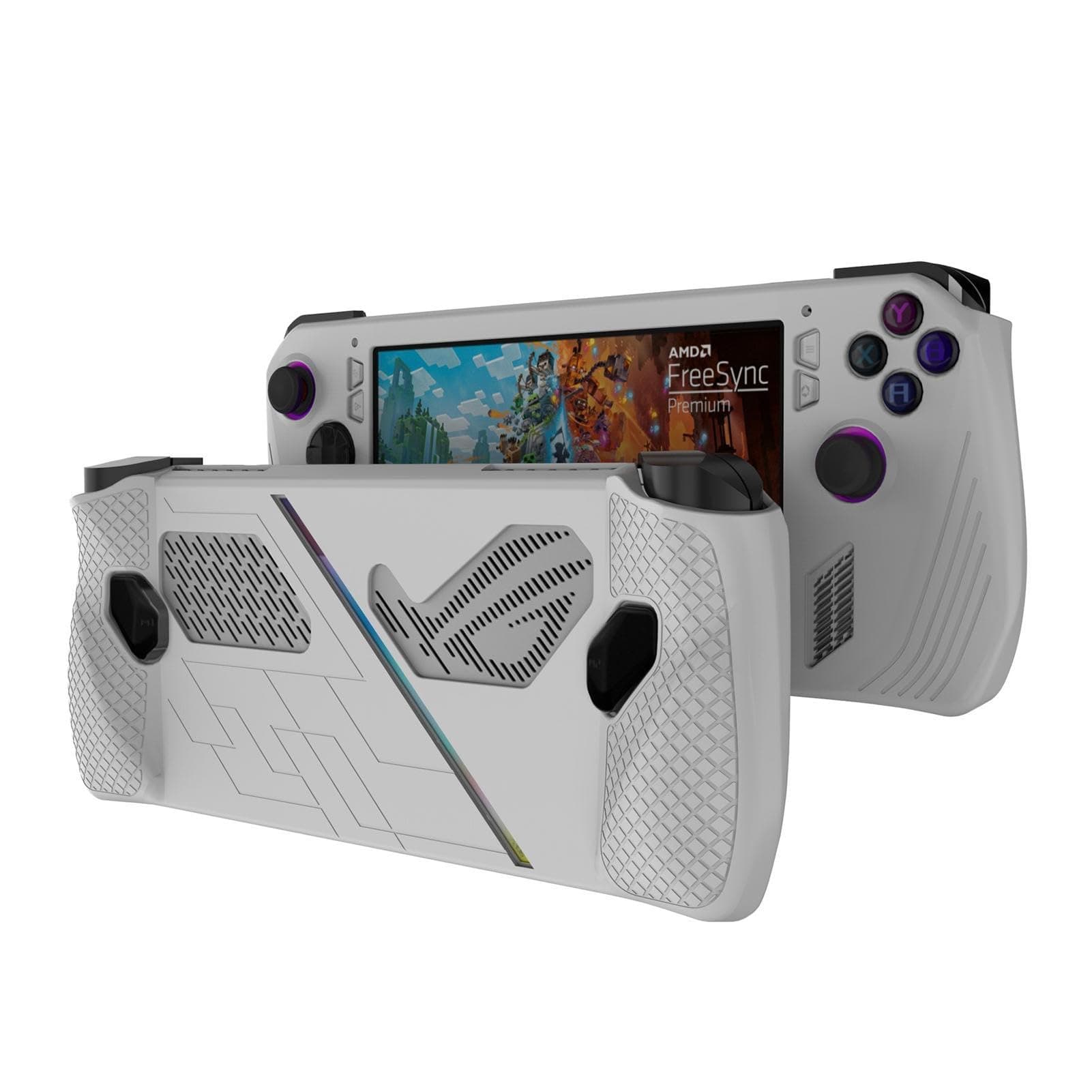 New Silicone Case for ASUSS ROG Allys Gamings Handheld, Soft Silicone Protective Skin Sleeve, Game Console Silicone Cover for ASUSS ROG Allys Gamings Handheld