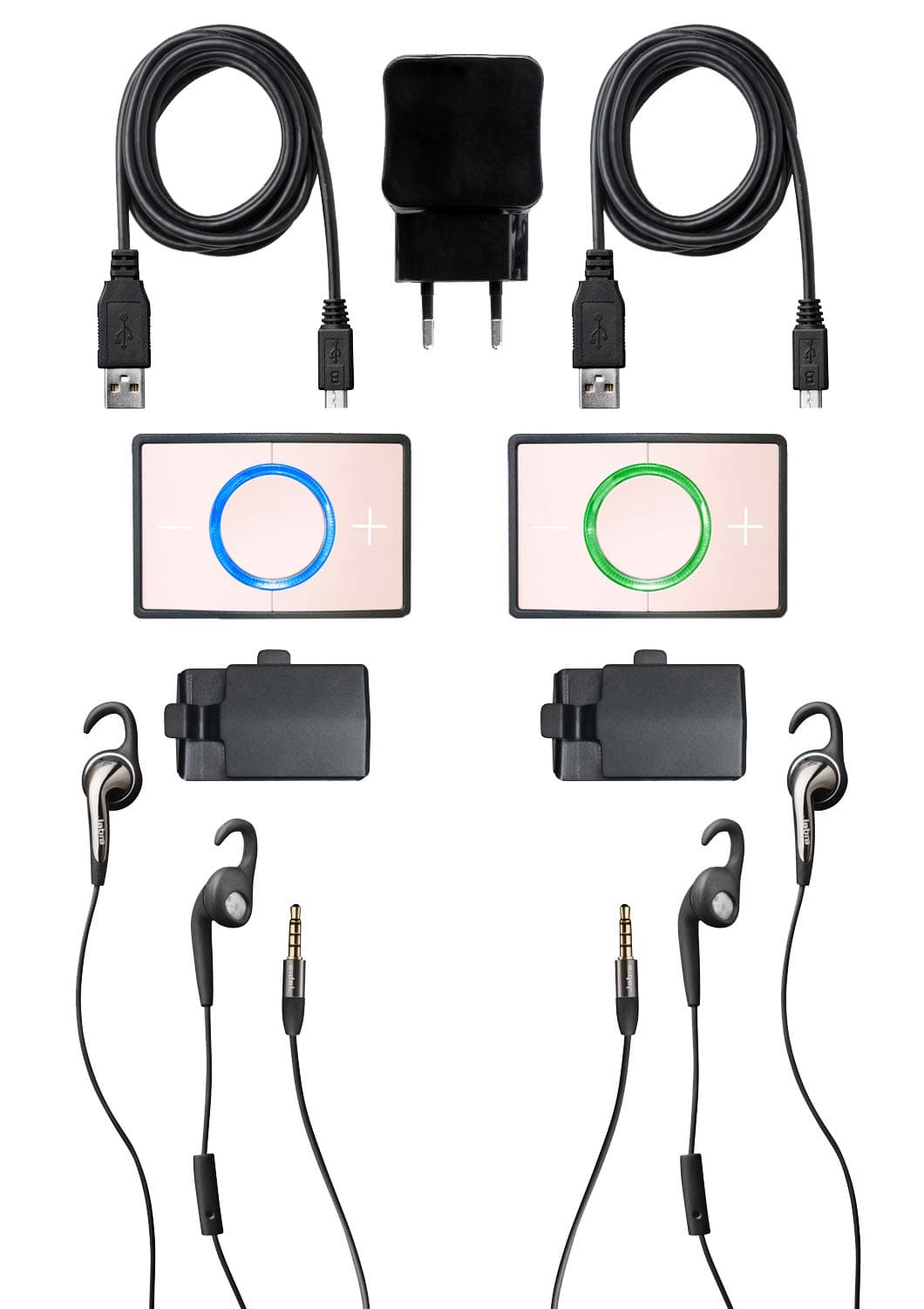 Ceecoach Kit Duo Bluetooth Communication and Intercom for Horse Riding Winter Sports Industry, Pink, One Size