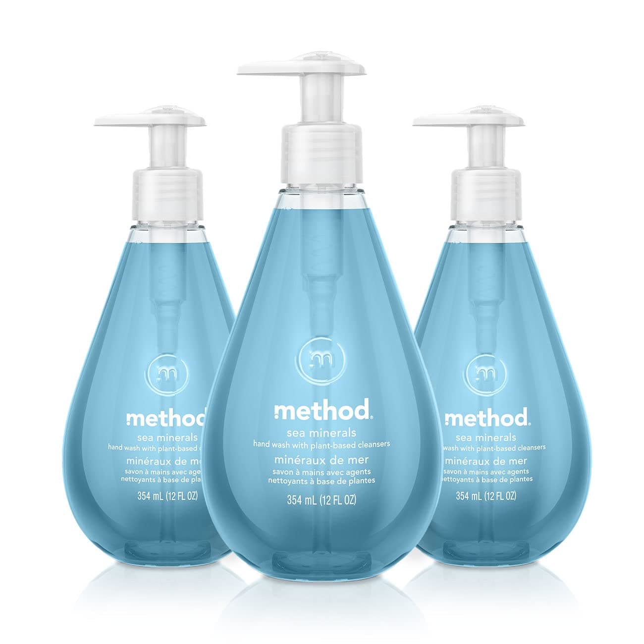 Method Gel Hand Soap, Sea Minerals, 12 fl oz (Pack of 3)