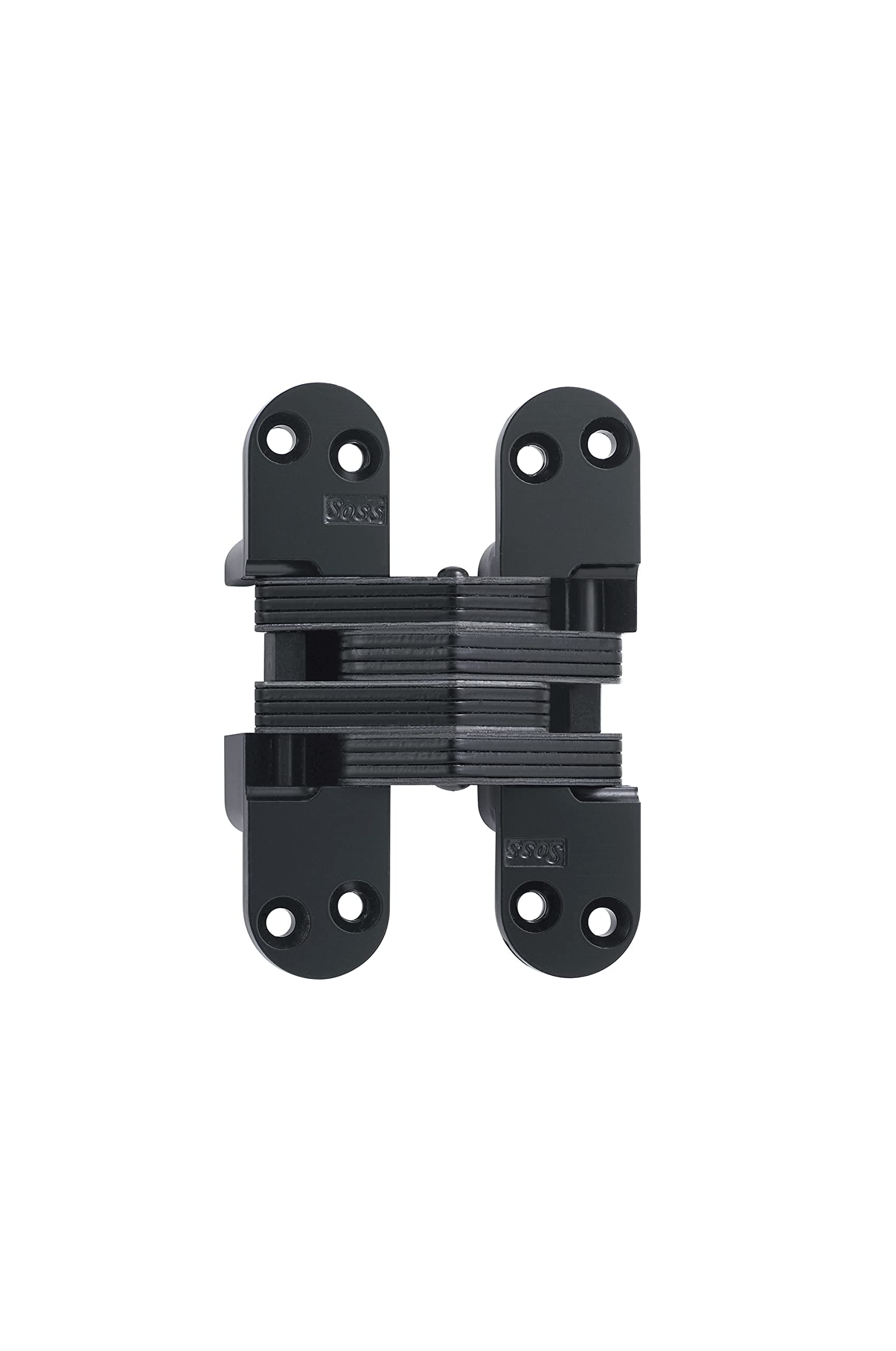 Invisible Hinge Model 218 for 1-3/4" Thick Material, 20 Minute Fire Rated, Zinc, Black E-Coat Exterior Finish, Model Number 218US19