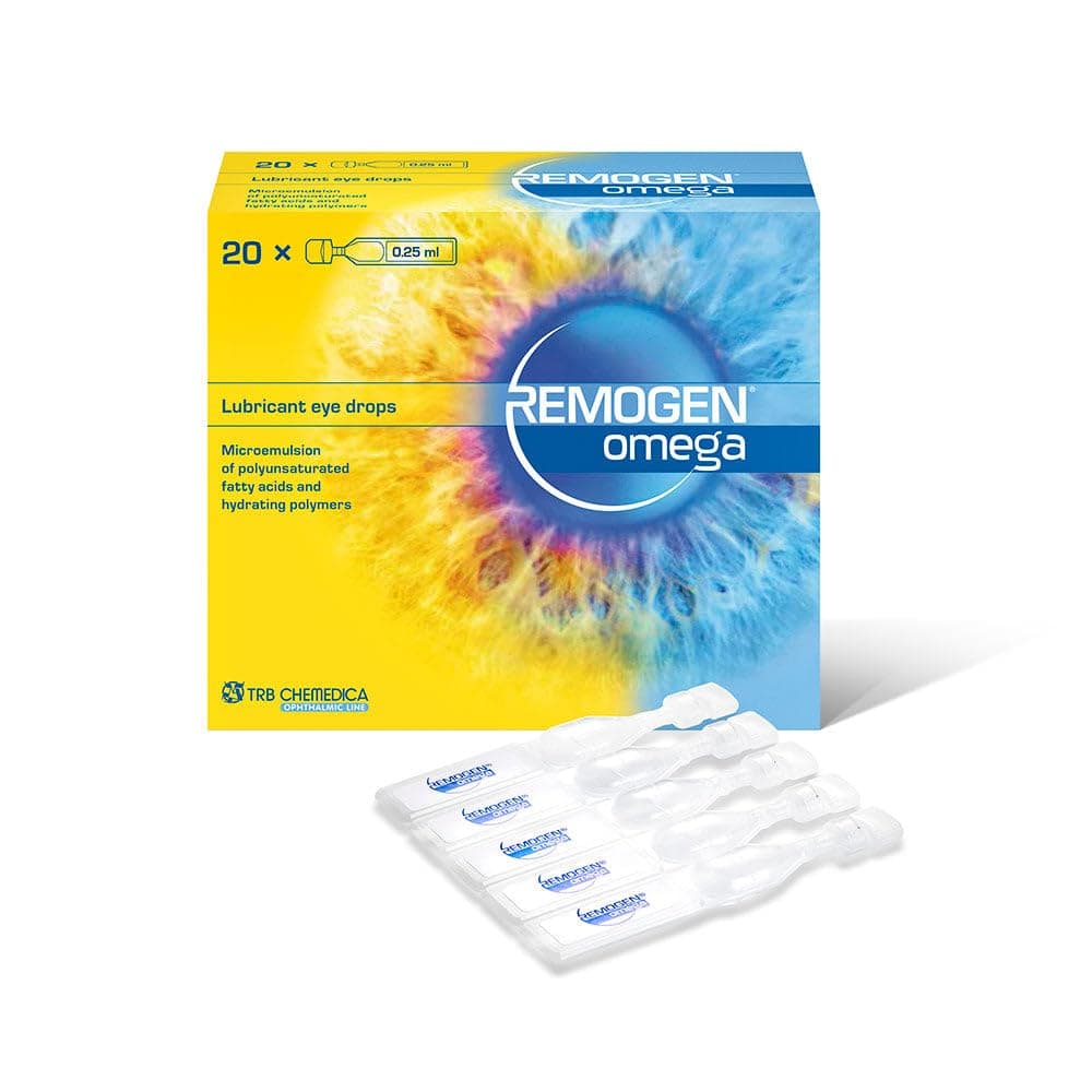 Remogen Omega Lubricant eye drops 20 x 0.25ml