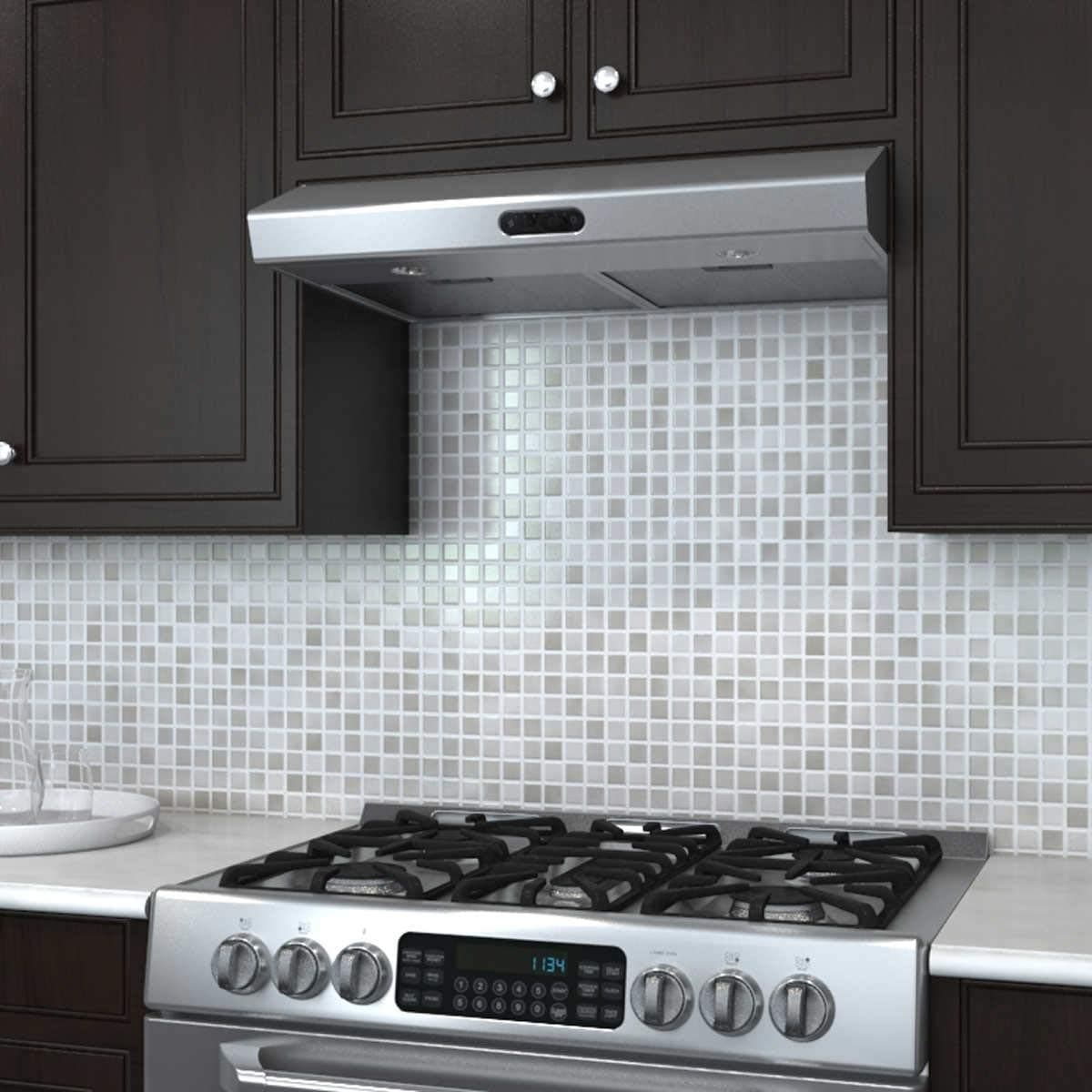 Valore Cascade 30" Contemporary Under Cabinet Range Hood