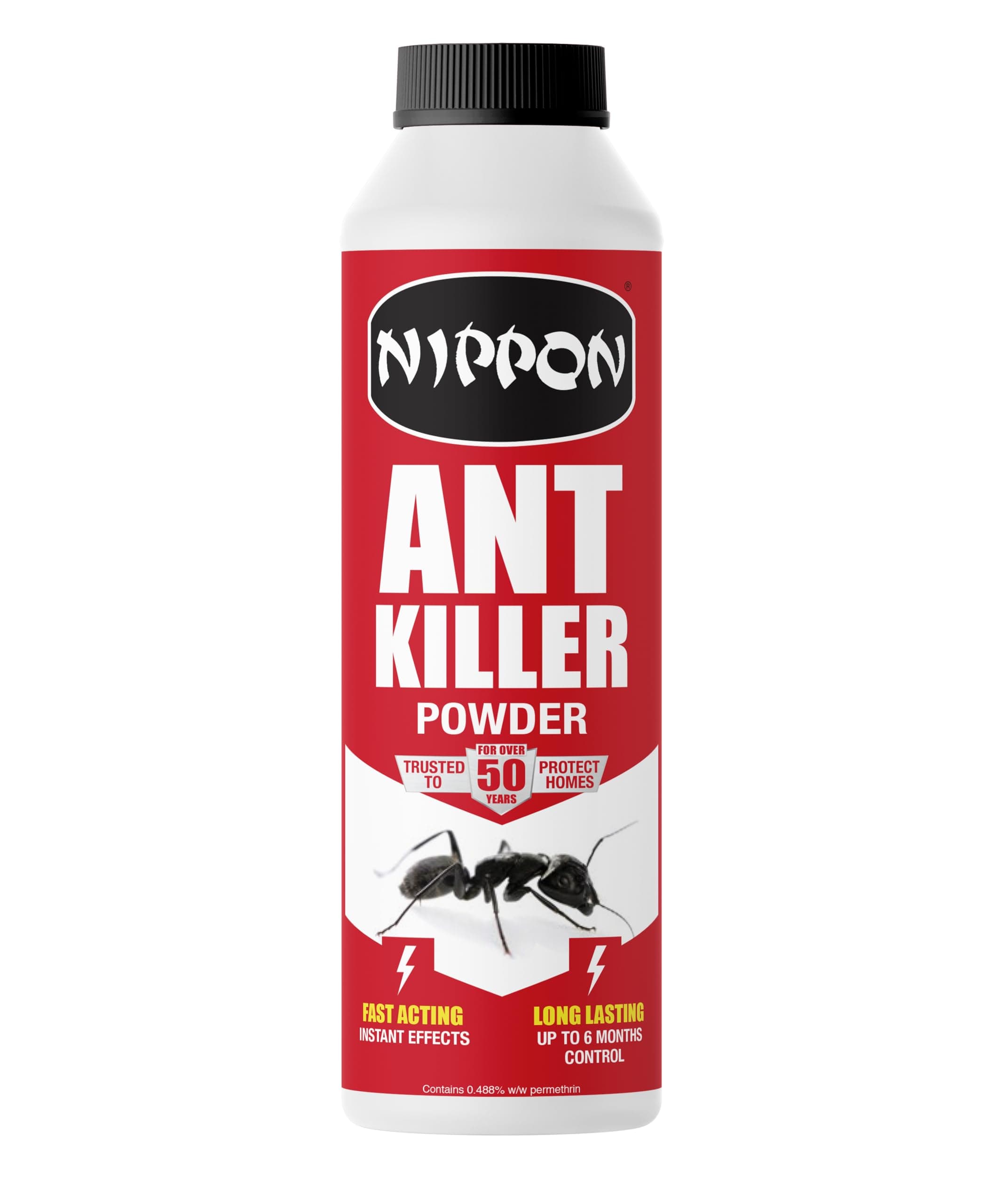 Ant Killer Powder, Up To 6 Months Control, Indoor And Outdoor Use, Fast Acting, Kills On Contact, Suitable For Cockroaches, Beetles, Earwigs, Silverfish And Woodlice - 150G