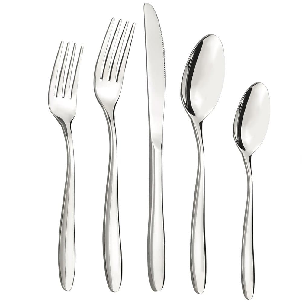 Ramddy 80-Piece Flatware Set Service for 16, 18/10 Stainless Steel