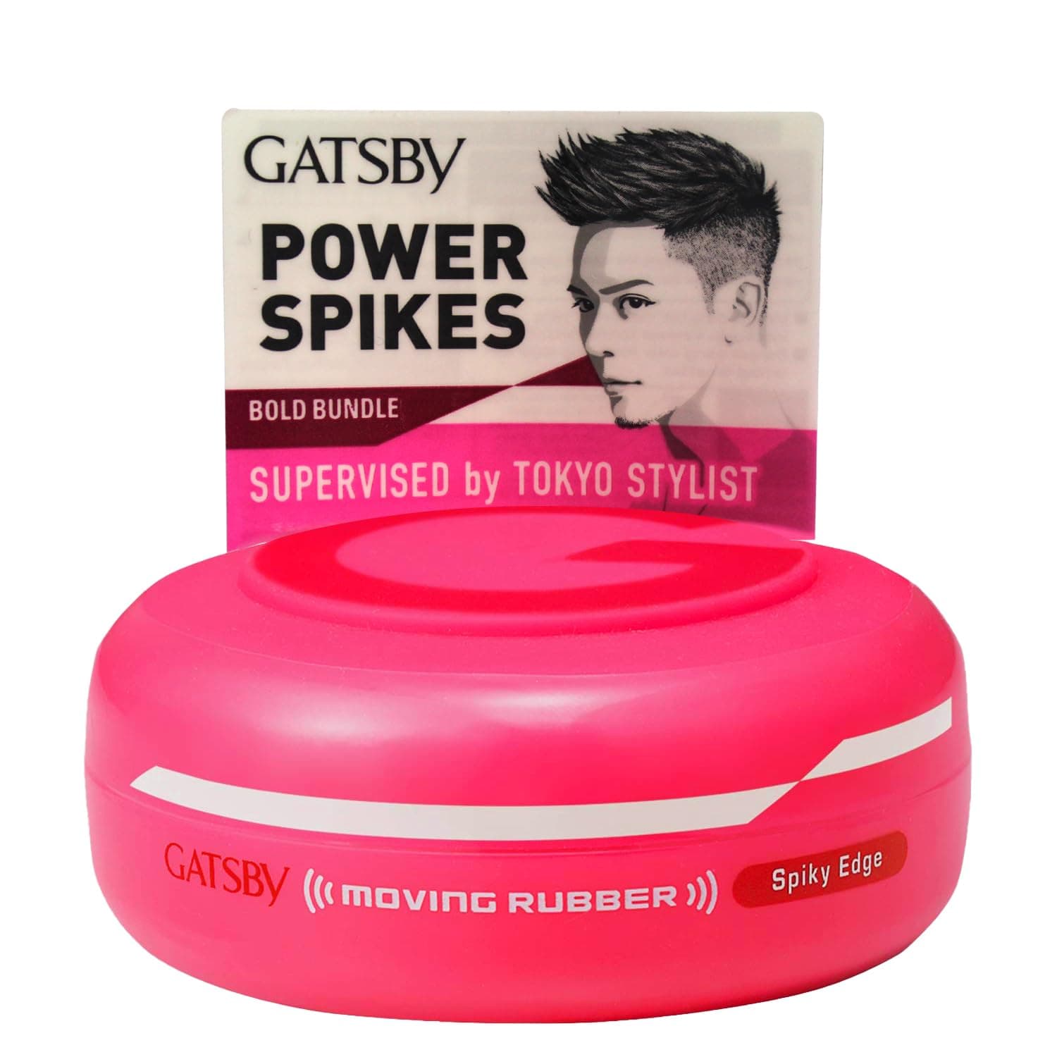 Gatsby Moving Rubber Spiky Edge | Create Spikes That Hold x Restyle Again and Again | 80gm