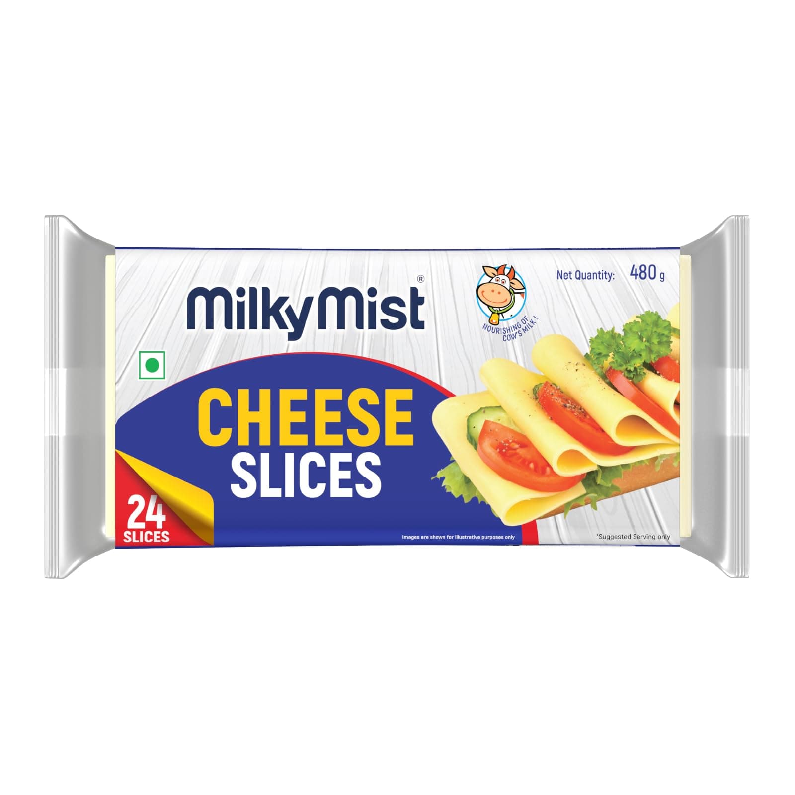 Milky Mist Cheese Slices, 480 g