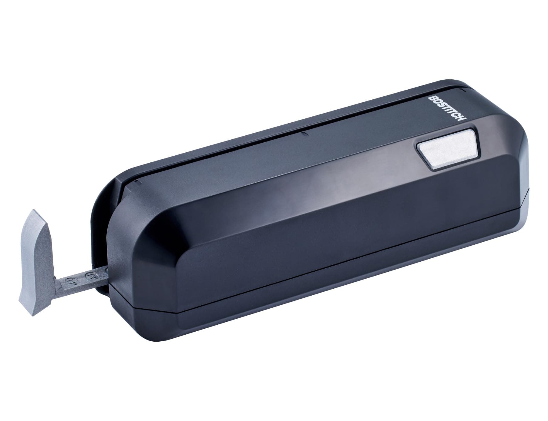 Bostitch Office Electric 3-Hole Punch, Dual Paper Loading, Heavy Duty, Jam-Free 20 Sheet Capacity, AC Adapter or Battery Powered, Space Saving, Black, (EHP20-BLK)