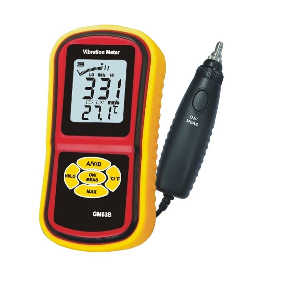Grand Index-digital Vibration Meter Sk63b Tests Acceleration & Velocity & Displacement