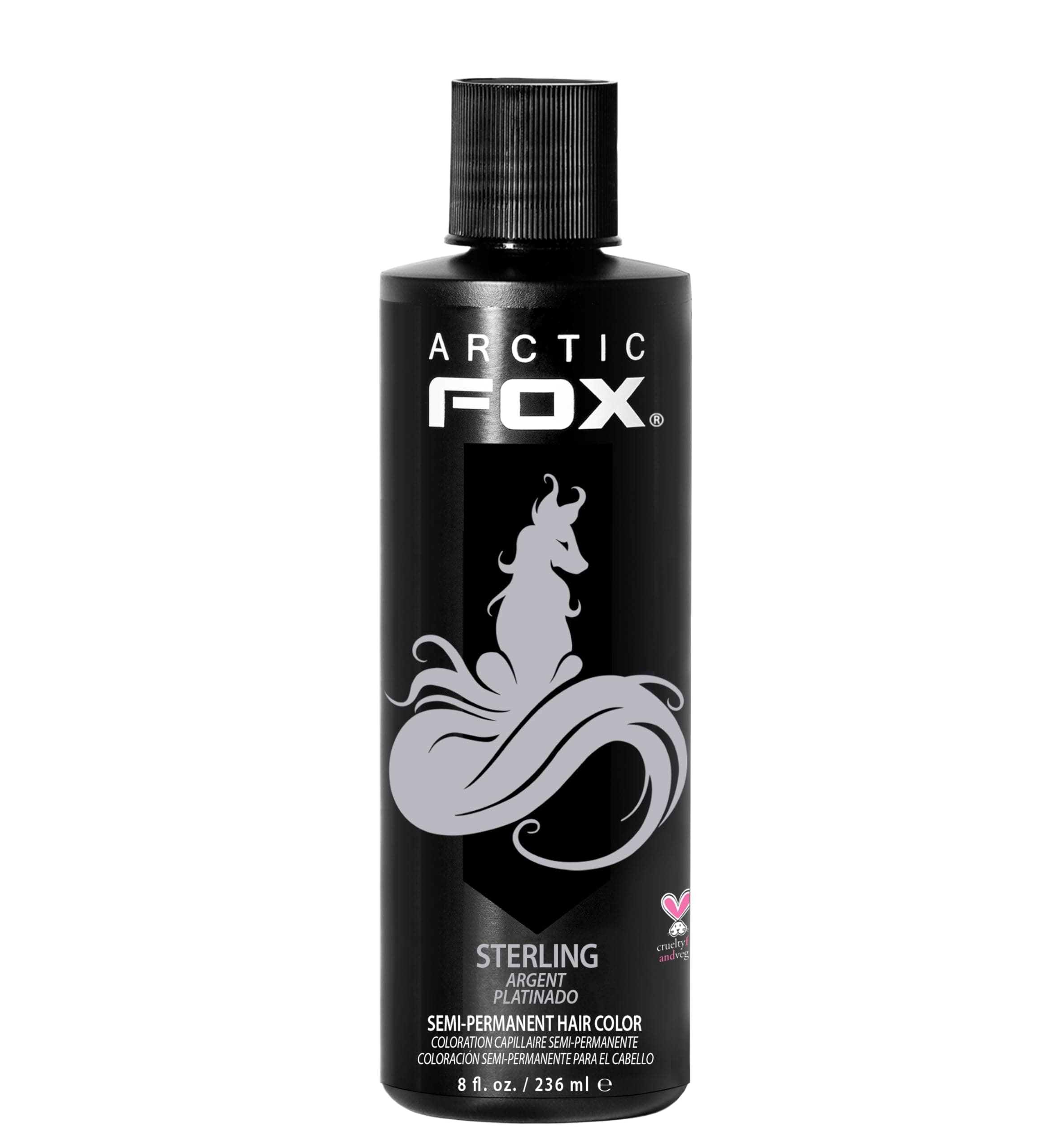 Arctic Fox 100% ヴィーガン Sterling 236 ml セミパーマネント・ヘアカラー