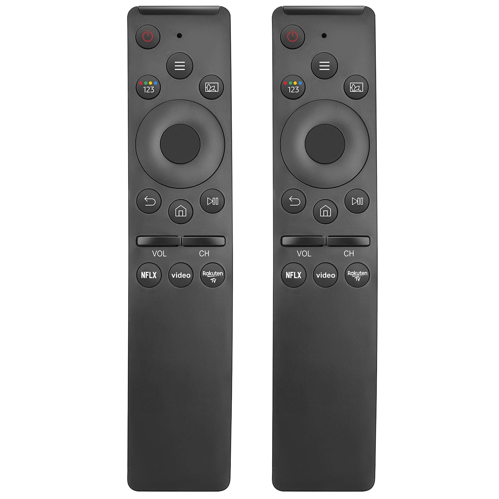 (Pack of 2) Universal Remote Controls for All Samsung TV LED QLED UHD SUHD HDR LCD Frame Curved Solar HDTV 4K 8K 3D Smart TVs, with Shortcut Buttons for NeIflix