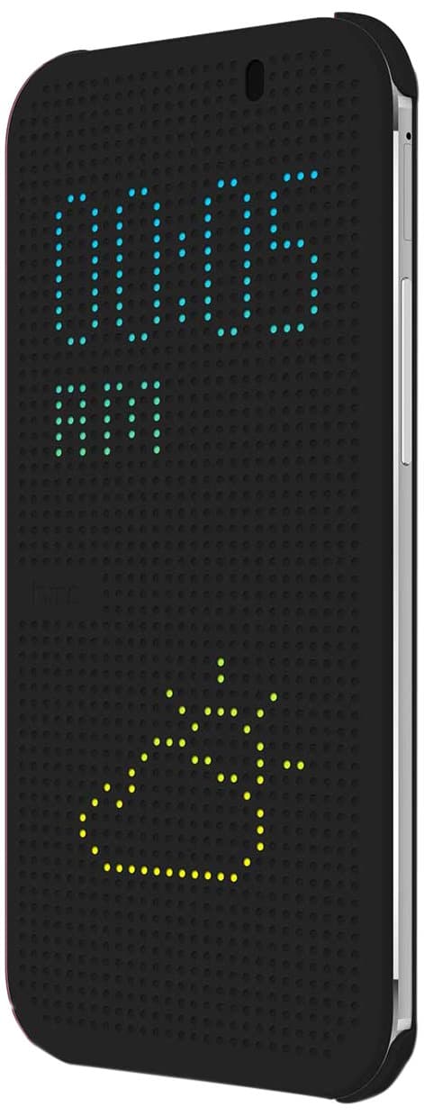Dot View Case for One M8 (Dark Grey)