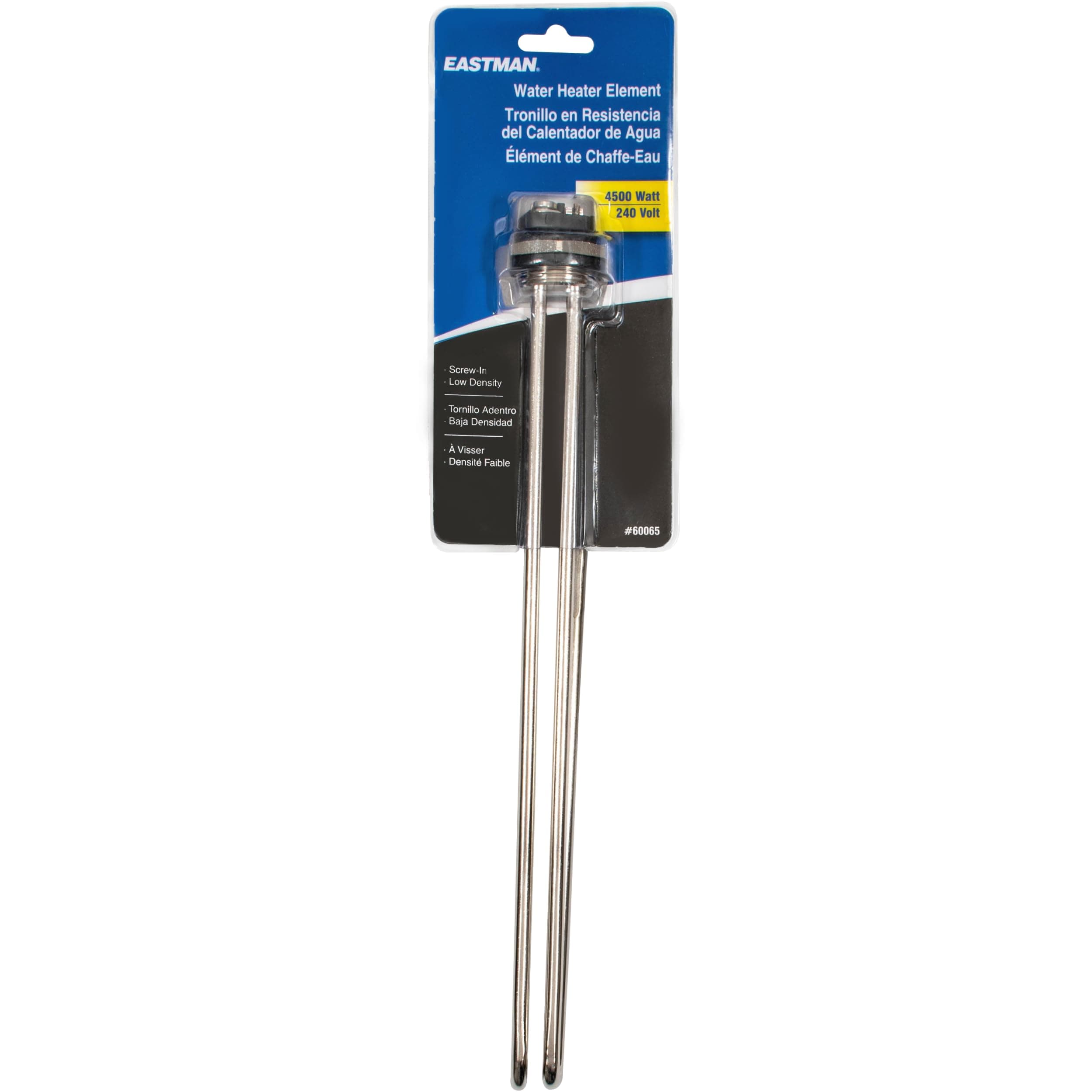 Eastman Low Watt Density Water Heater Element, 240V x 4500W Fold Back, 60065