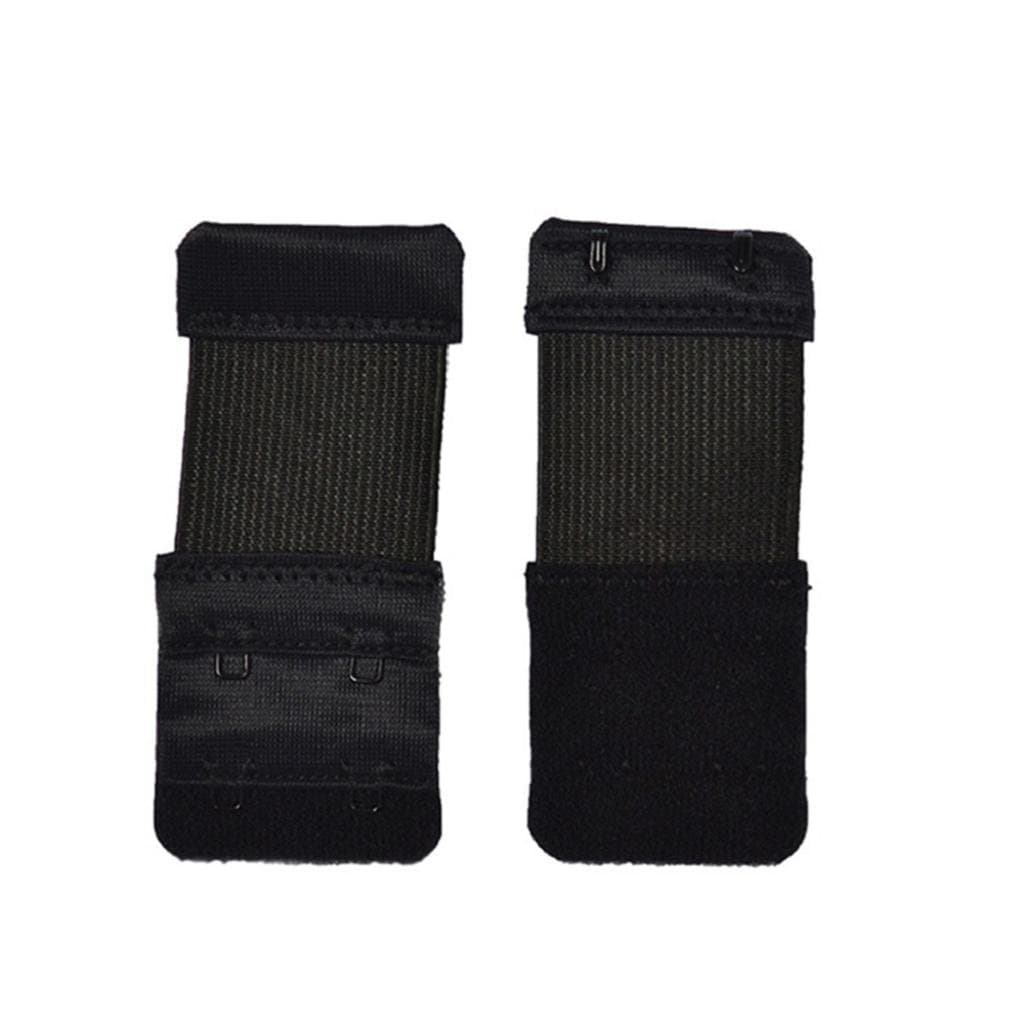 Yinpinxinmao 5 Pcs Bra Extender 2 Hook Soft Bra Strap Underwear Back Band Extension