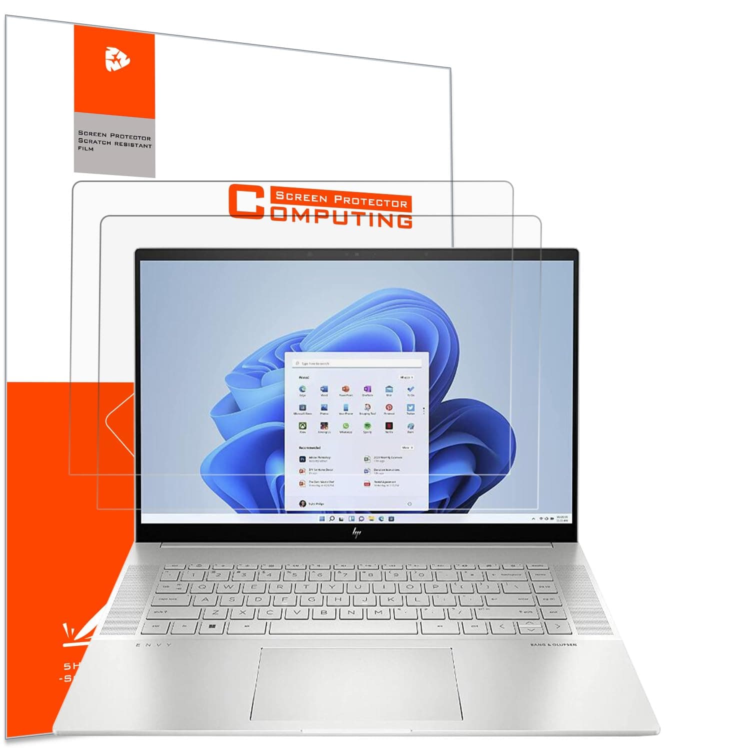 2 Pack Anti-Glare Screen Protector for HP 16 inch Laptop,HP Envy 16/ Spectre x360 16/ ZBook 16/ EliteBook 860 865 G9 G10 G11/ Pavilion 16/ EliteBook 6 G1i/8 G1i G1a/ OmniBook 7 16/ OMEN 16, Matte