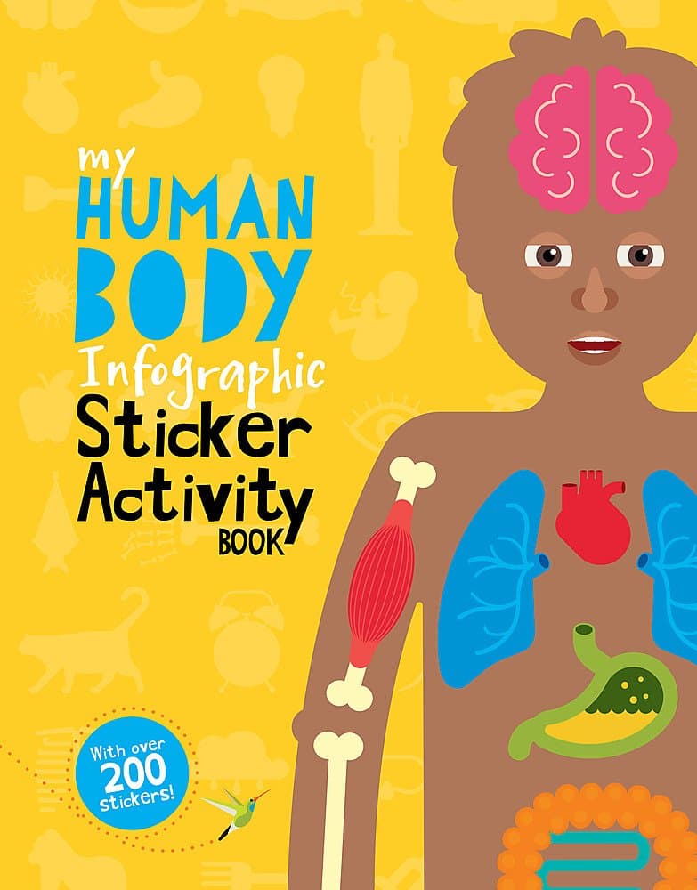 My Human Body Infographic Sticker Activity Book