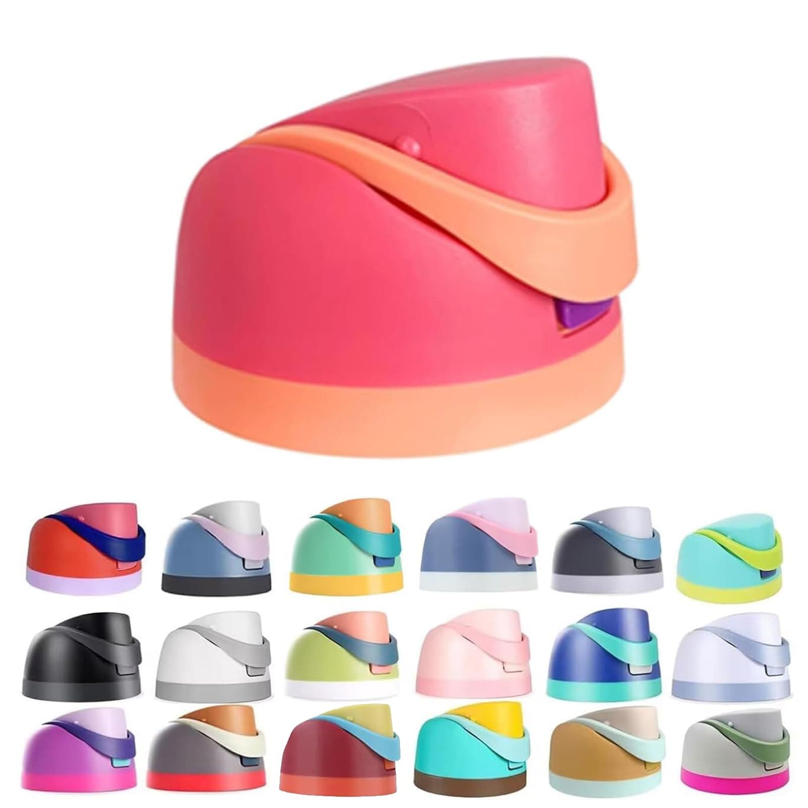 Replacement Lid for Owala Freesip, One Button Water Bottle Top Replacement Cap Compatible with Owala Cup 16oz 24oz 32oz 40oz, Leakproof Lids Accessory,BPA-Free,No Water Leakage