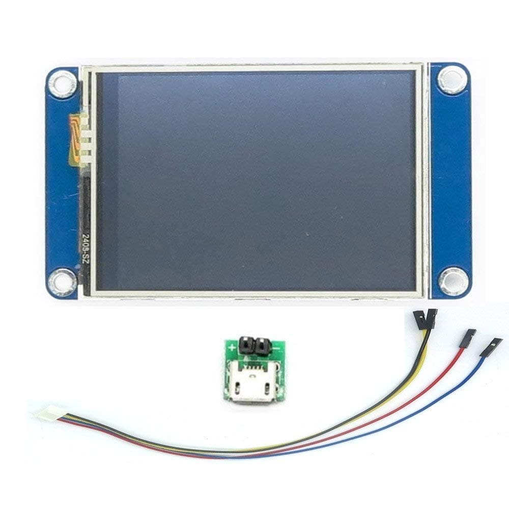 Nextion 2.4" TFT 320 x 240 Resistive LCD Touch Display Screen UART HMI Smart Module for Arduino Raspberry pi ESP8266