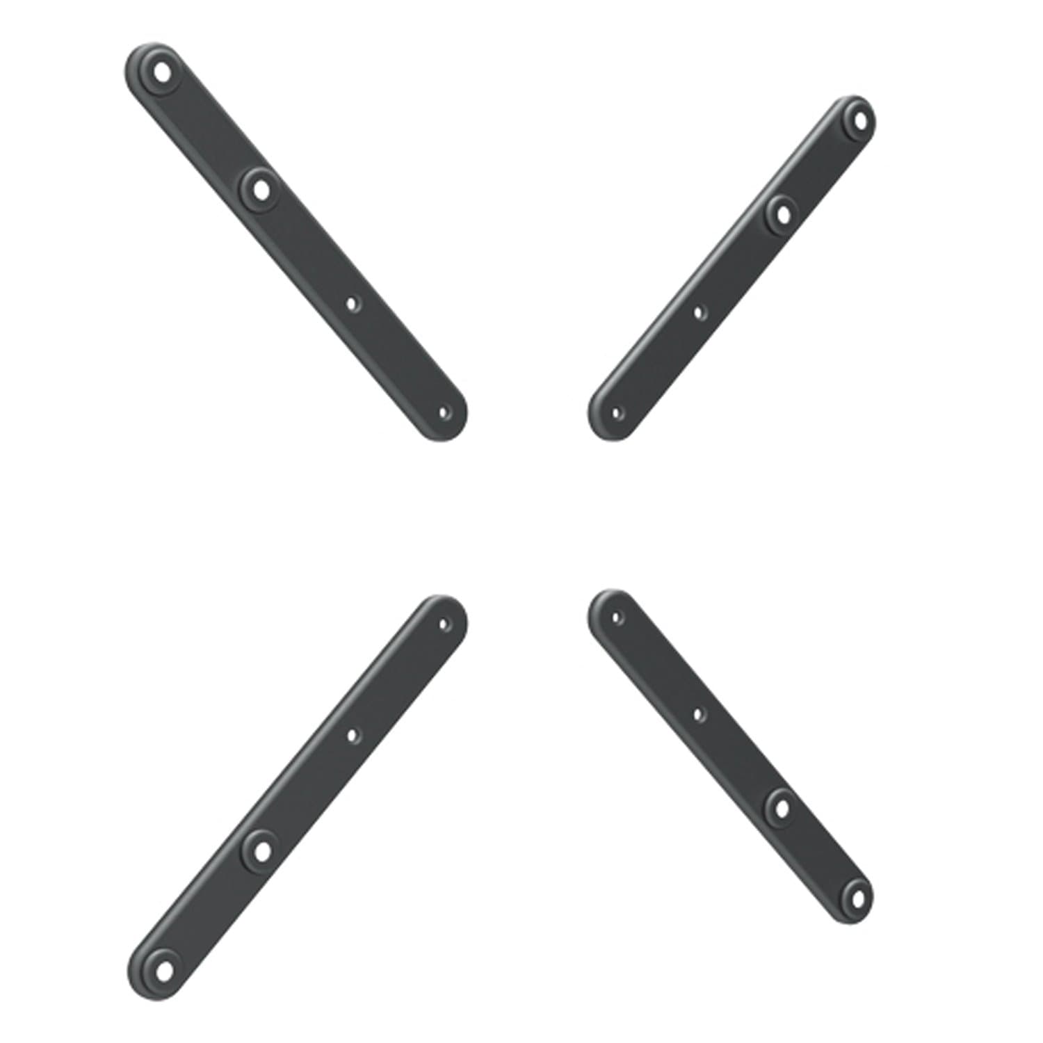 106 VESA Pattern Extension Arms (4 Arms Included) - LED LCD Arms Attach to Your TV Mount to Extend The VESA Hole Pattern up to 400x400, Holds up to 66 pounds (Black)