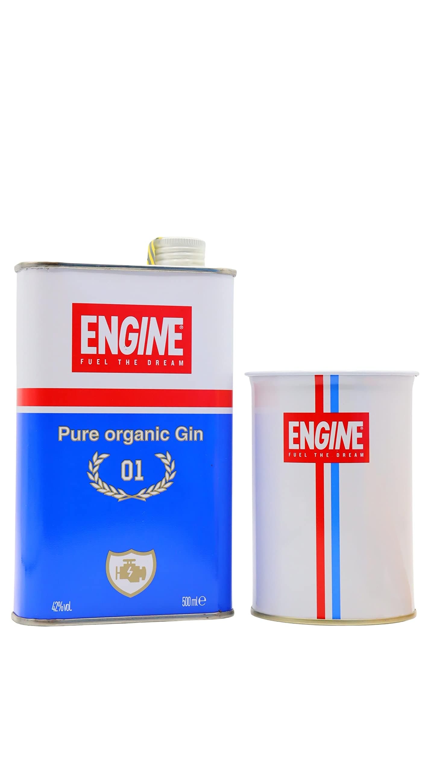 Engine - Branded Metal Cup & Pure Organic Gin