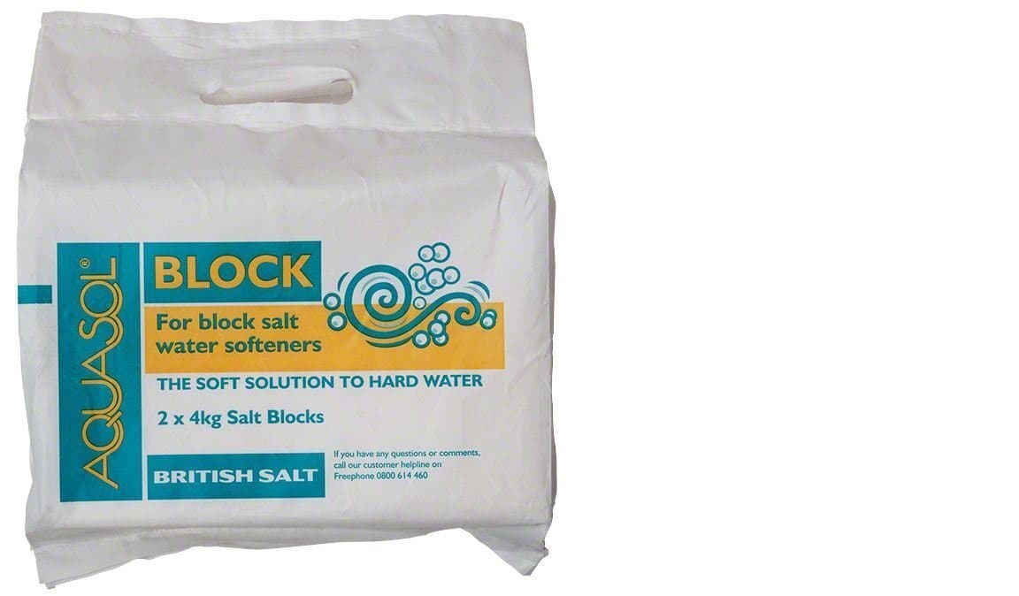 Aquasol Block, The Soft Solution to Hard Water, 2 x 4kg
