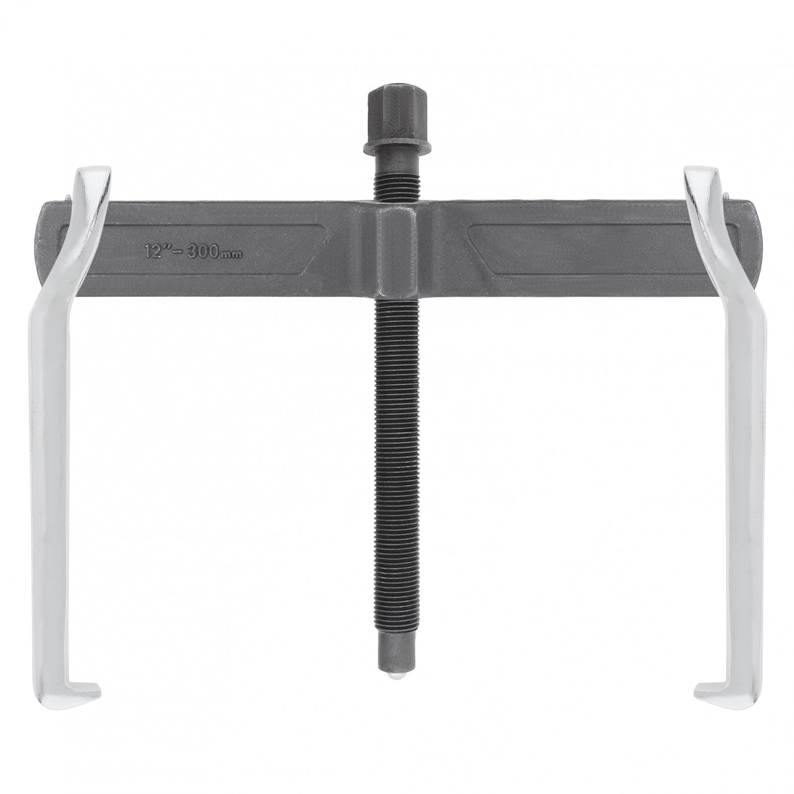 ChgImposs 12 Inch 2-Jaw Gear Puller, Adjustable Bearing Puller Gears, Reversible Removal Tool for External Internal Pulling, CR-V Two Claws Puller Tool for Removal of Pulleys Flywheels Bearings Gears