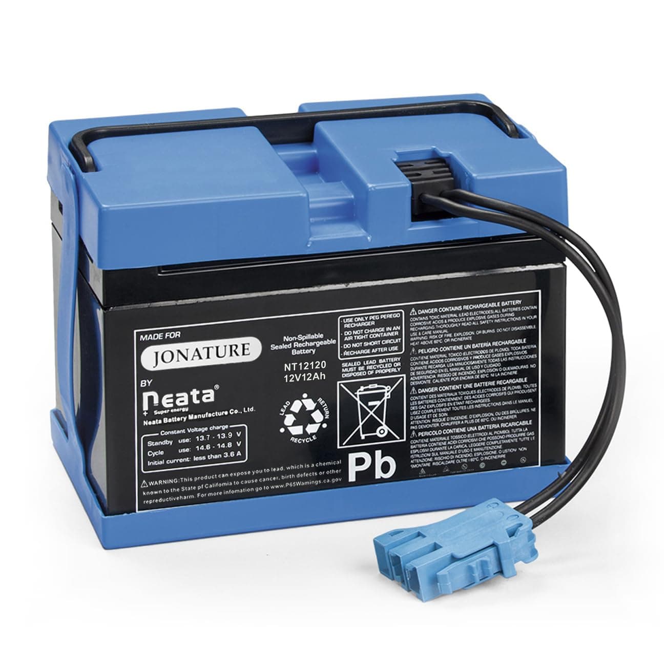 12V Replacement Battery 12Ah for Peg Perego for John-Deere Gator XUV for Polaris for Slingshot for Polaris RZR 900 for Gaucho Rock'in Children Ride On Car