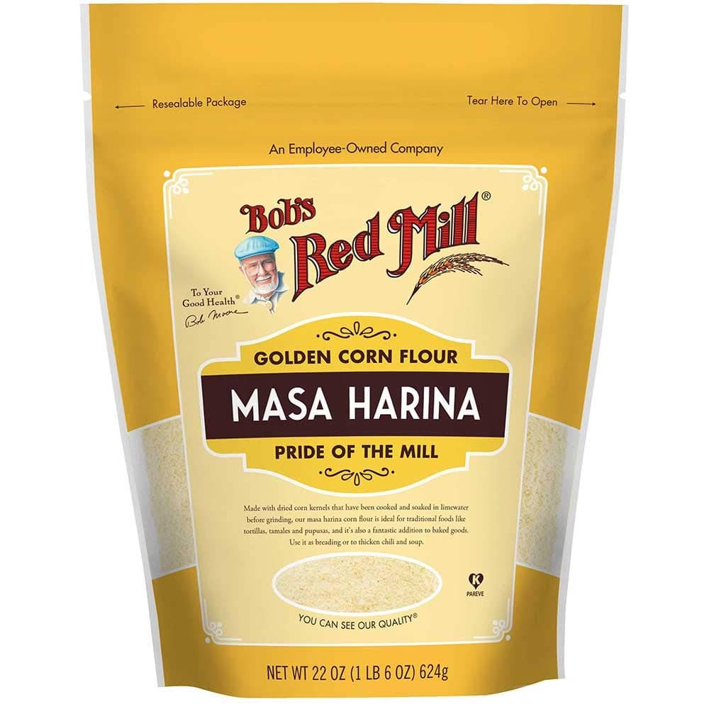 Golden Masa Harina Corn Flour, 22oz (Pack of 4) - Vegan, Kosher