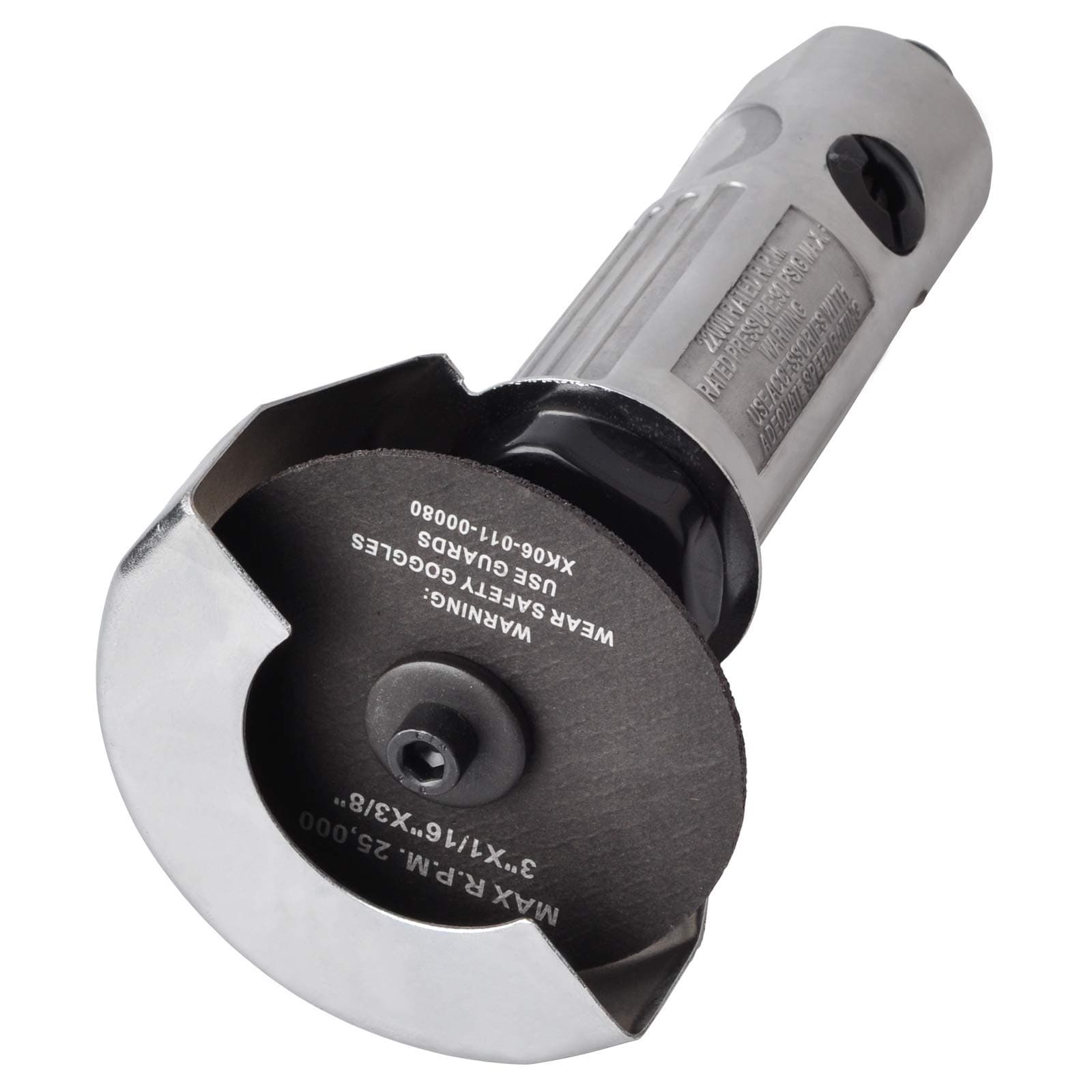 PROSHI 3-inch air cut-off tool, 3" high-speed air cutter, include 1Pcs 3'' Cut-off Wheels, 180-degree guard, pneumatic cutter