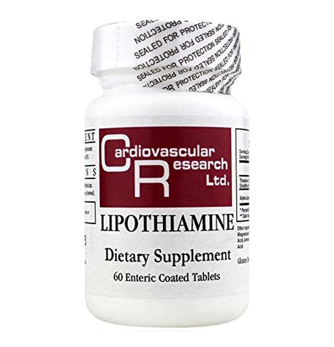 Cardiovascular Research Lipothiamine, White, 60 Count