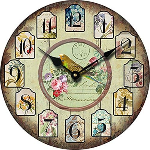 GK-Continental retro wall hanging clock Home Creativity and no frame home 30cm,b diameter