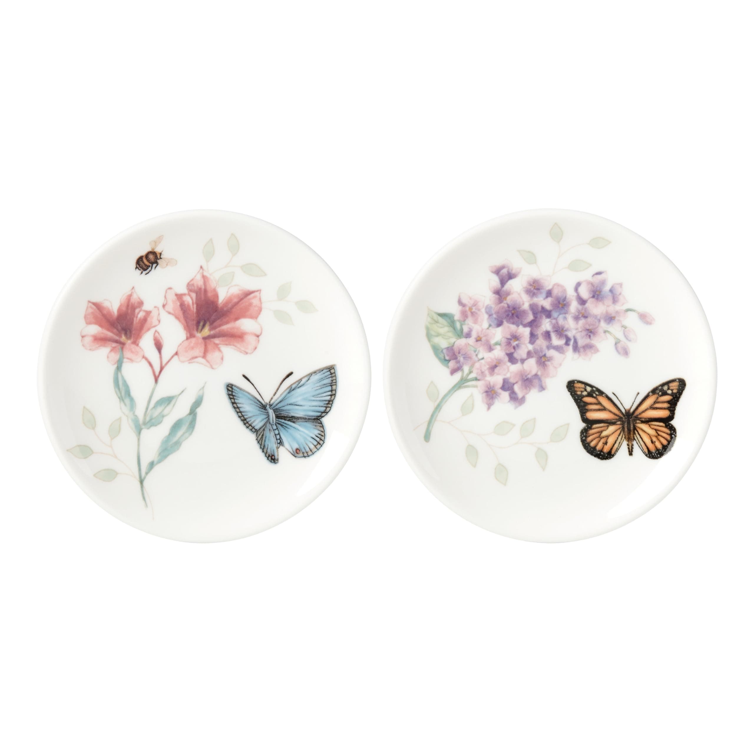 Lenox Butterfly Meadow 2-Piece Coaster Set, 0.35 LB, Multi