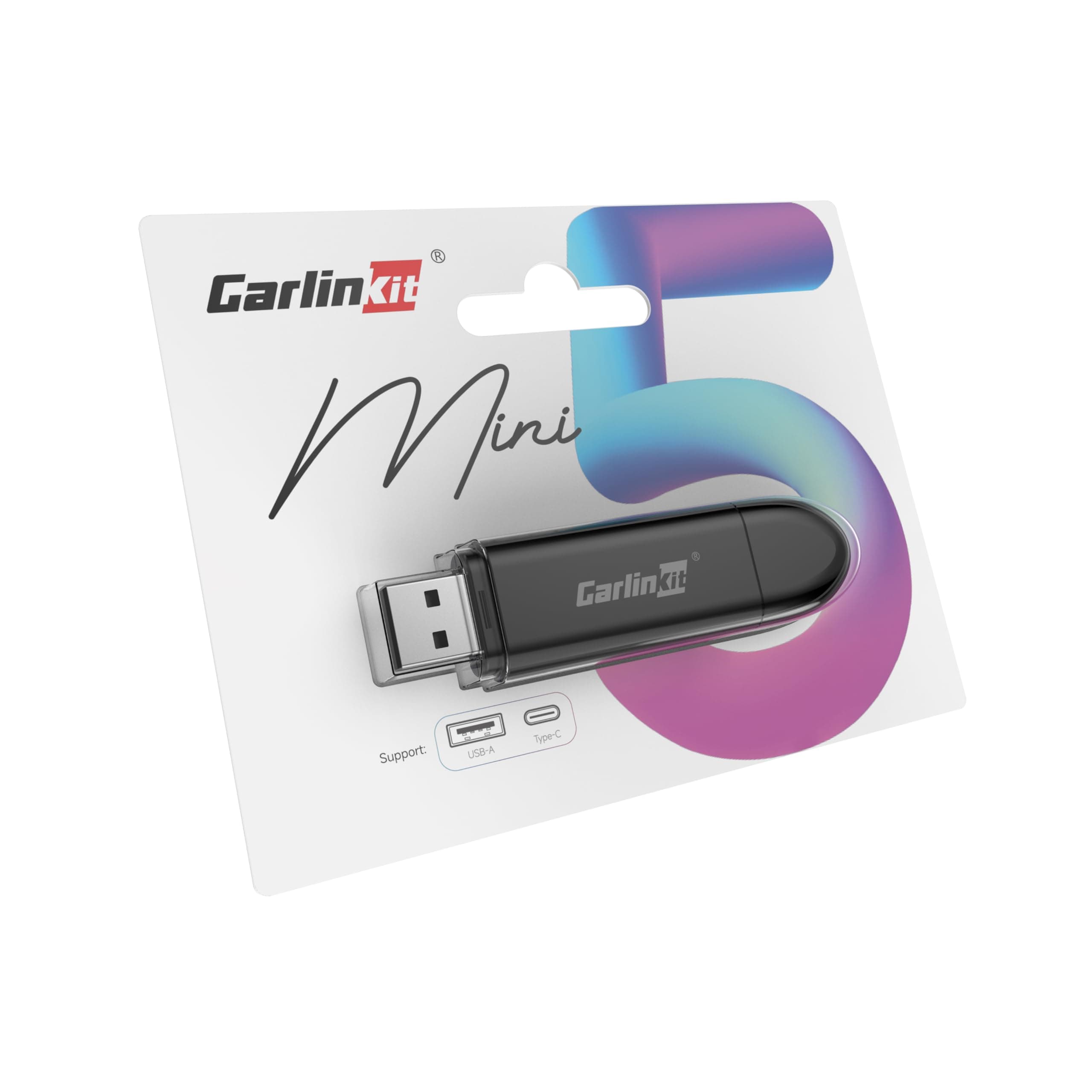 Carlinkit Mini SE Stick, New Upgraded CarPlay Wireless Adapter, Compact Lightweight, Support Bluetooth 5.4, WiFi 6, OTA Update, Easy Setup, Only Fit for Cars with OEM Wired CarPlay (2015-Now)