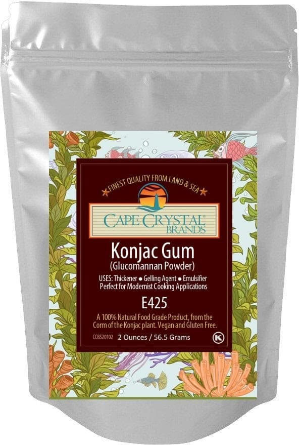 Cape Crystal Premium Konjac Gum Glucomannan Powder (2 Oz.)