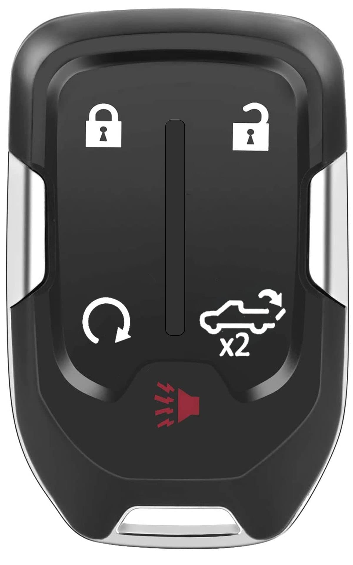 Keyless Entry Remote Key Fob, 5 Button Car Smart Key Fit for 2019-2020 GMC Sierra Chevy Silverado HYQ1EA 13591396 13529632