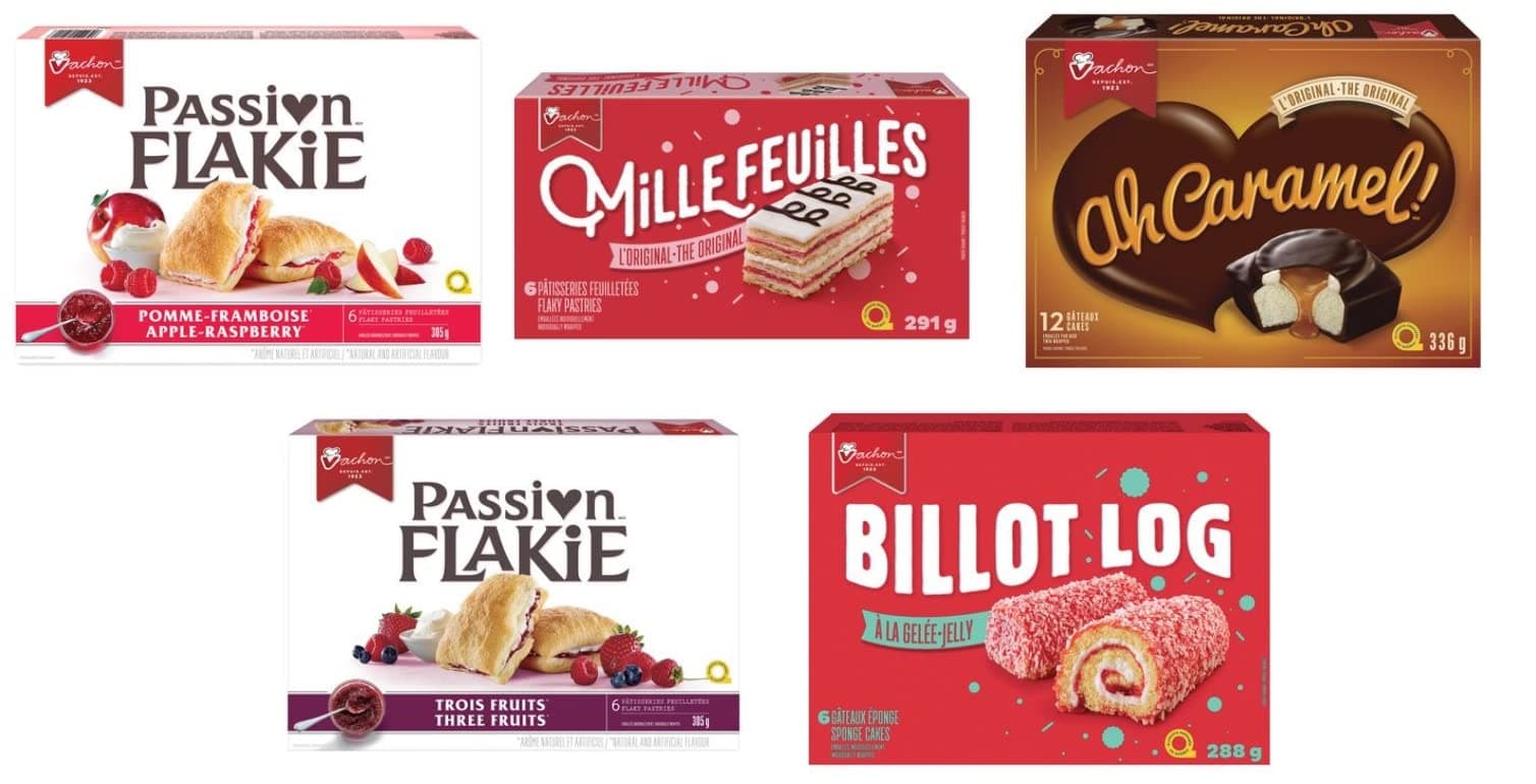 Vachon variety pack (Passion Flake Apple/three berries, Billot Log, Mille Feuilles) - by Snowbird Sweets