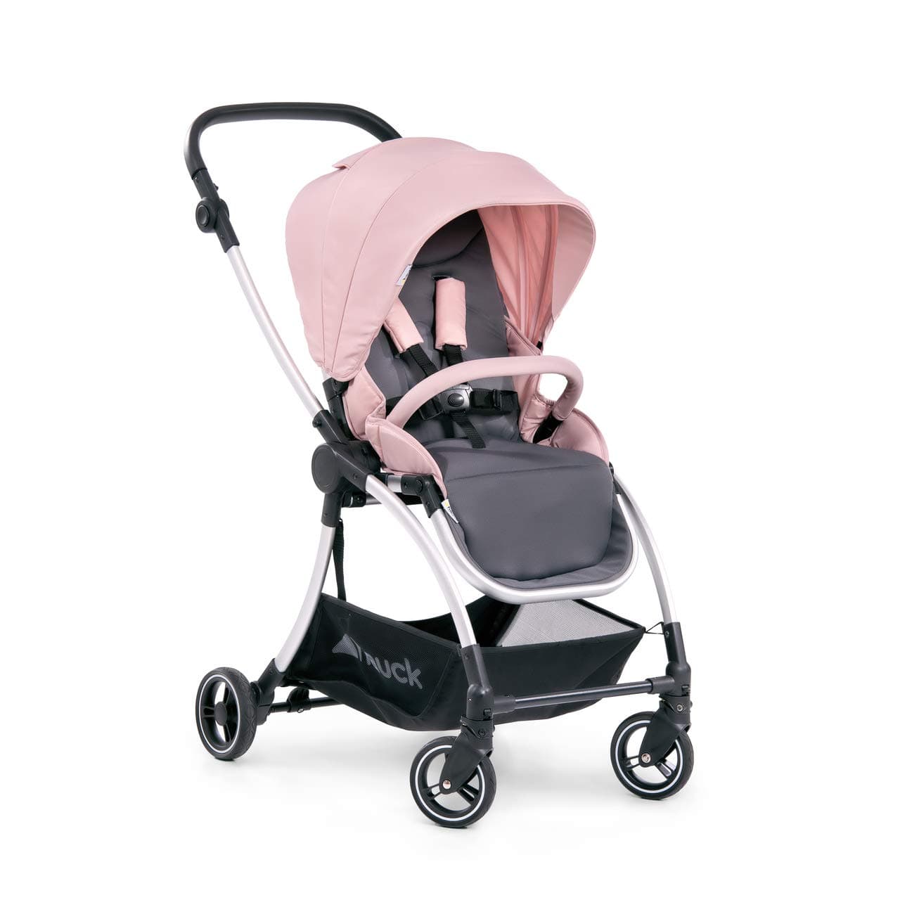 Hauck Eagle 4S Lightweight Stroller,Pink Grey,0-3 Years, Up To 25Kg,Height Adjustable,Ultra Light