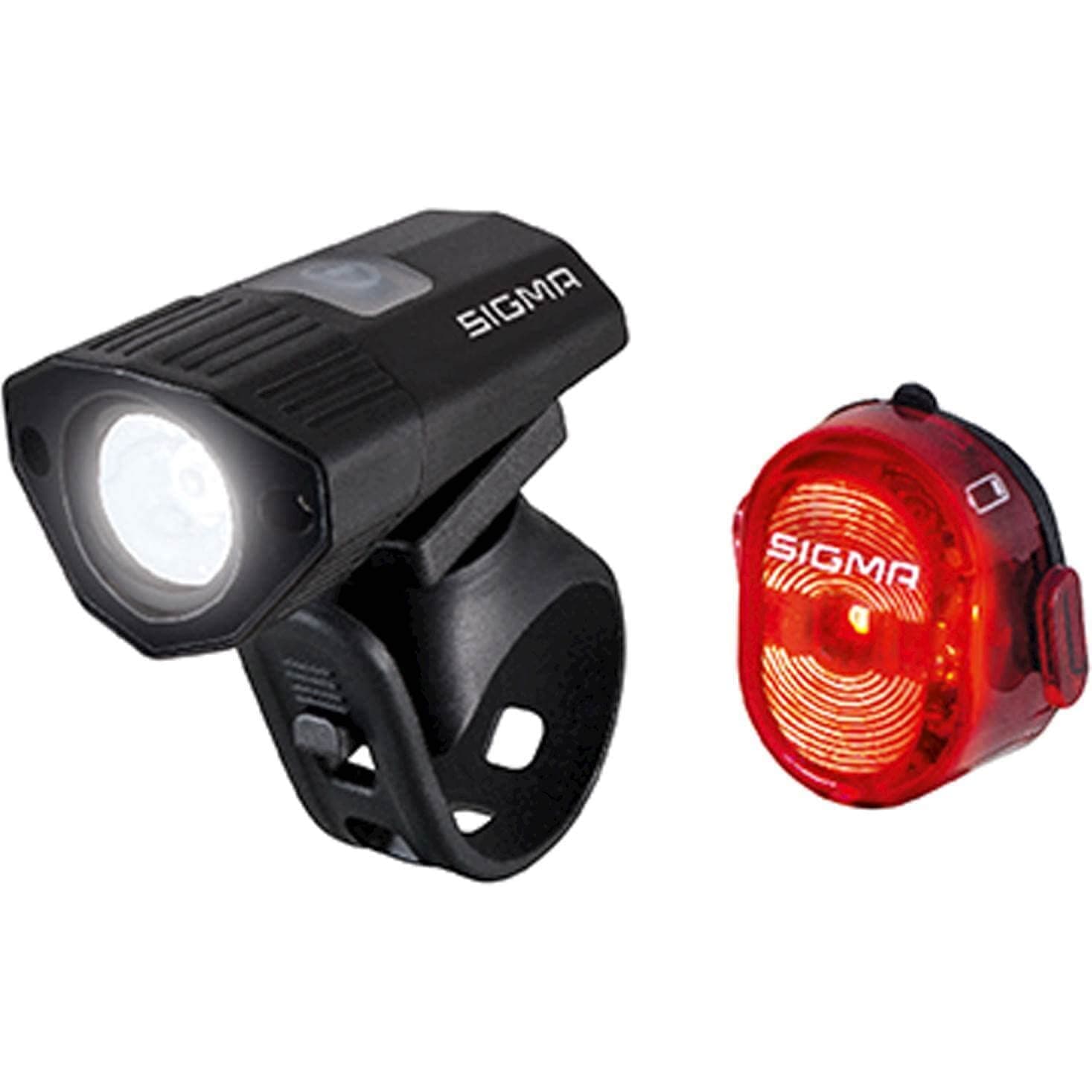 Buster 100 Head Light w/ Nugget II Flash Taillight, for Night Rides, Races | Buster 100 w/ 120 Lumen Output, 35 m Range & Six Light Modes | Nugget II Flash w/ 400 m Range & Three Light Modes