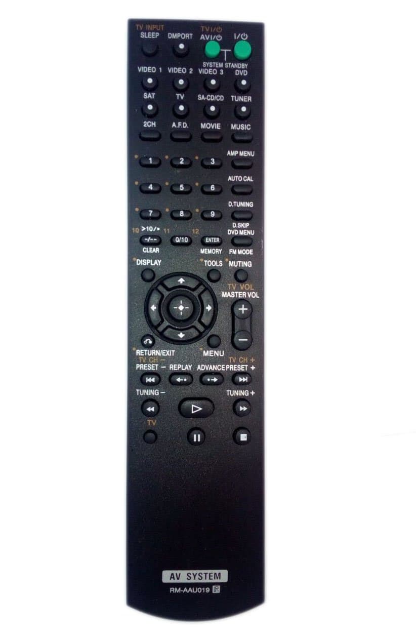 RM-AAU019 Remote Control Replaced for Sony RM-AAU017 HTD-DW685 STRDG510 STR-K1600 Home Theater Audio/Video Receiver AV System