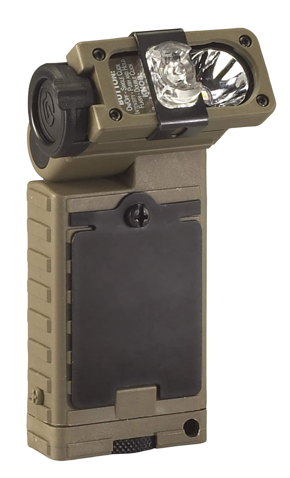 Streamlight 14066 Sidewinder 55-Lumens LED Rescue Waterproof Flashlight with (2) AA Alkaline Batteries in Box, Coyote