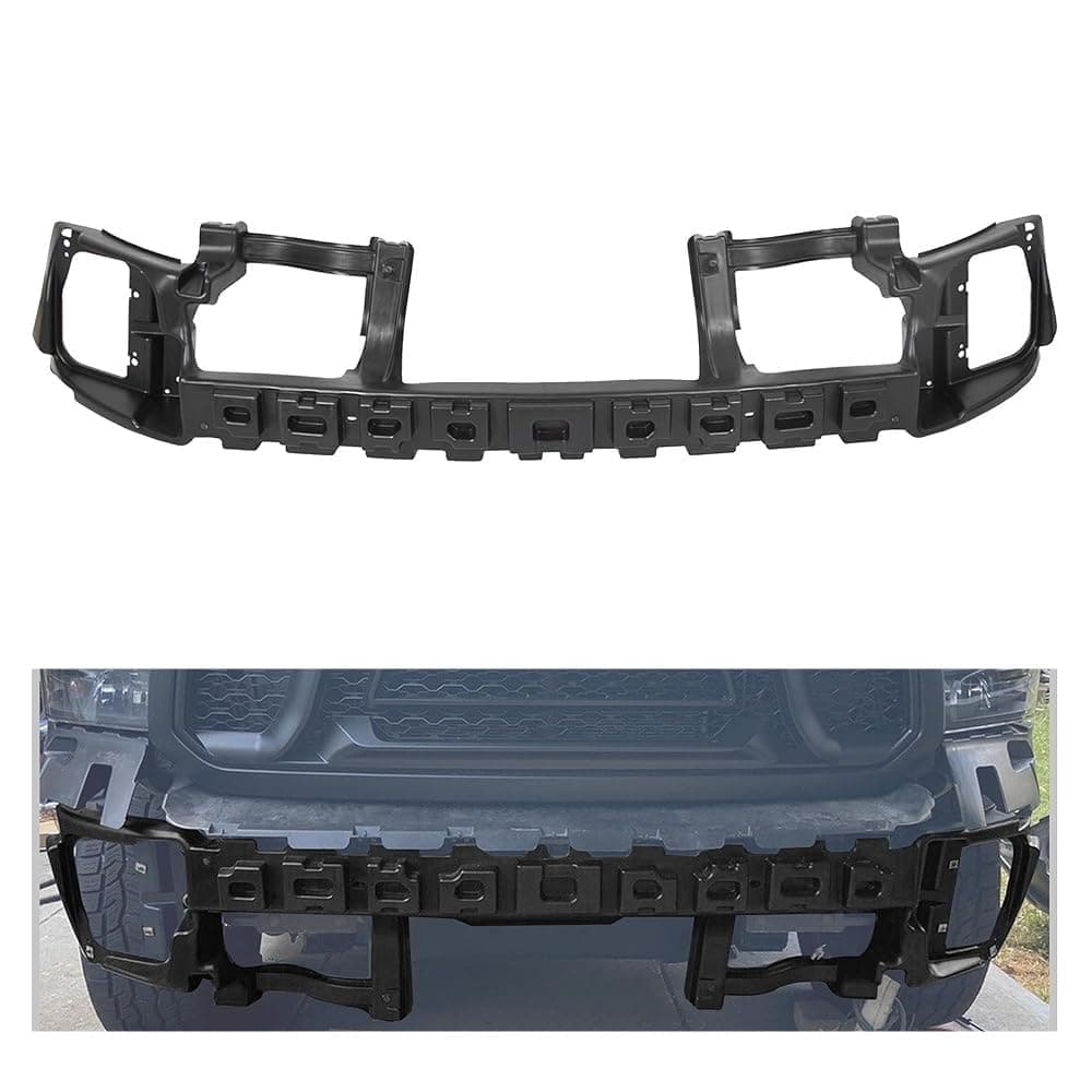 Front Bumper Absorber Compatible with 2013-2024 Dodge Ram 1500 All Cab Types Replacement For Part Number 68145441AC CH1070834 CH1070834C Face Bar Impact Bar