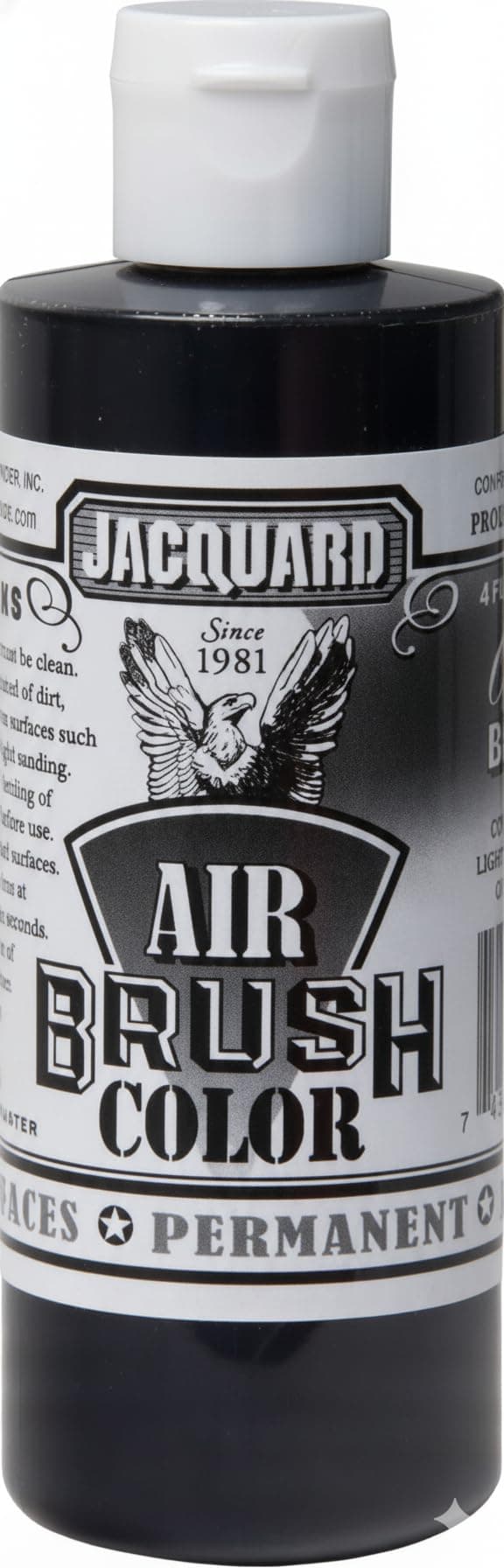 Jacquard Airbrush Color 4Oz Opaque Black